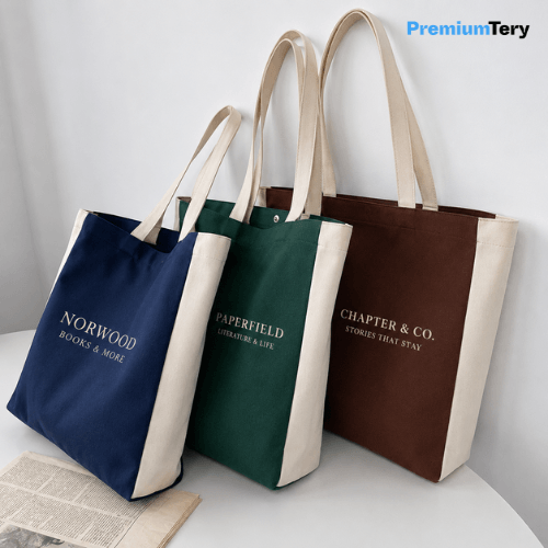 กระเป๋าผ้าแคนวาสกรีน Premiumtery
